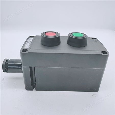 BZA8050-A2黑色全塑防爆防腐主令控制器红色绿色按钮开关盒